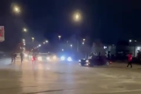 Female thrown coming from automobile, run over in dangerous road takeover