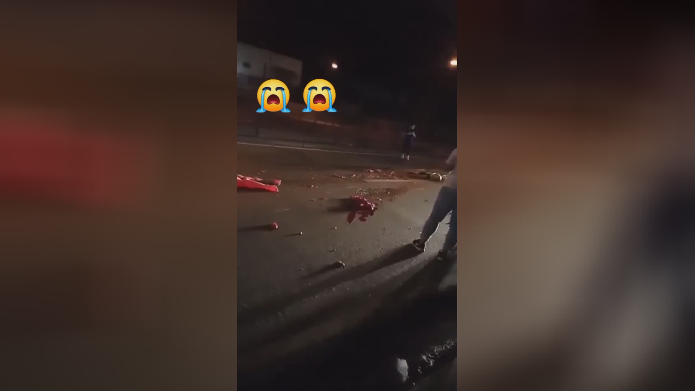 Accident leaves behind biker torn asunder