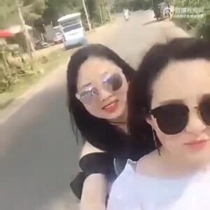 Mandarin bitch crash while filming video clip