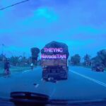 Date along with a huge truck in malaysia