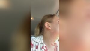 Gresham lady try in the skin while working assignments