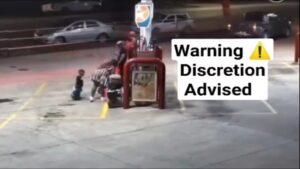 Horrendous mother flees & leaves her youngster behind