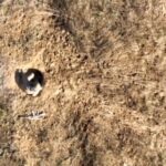 Soldier turned up from the air