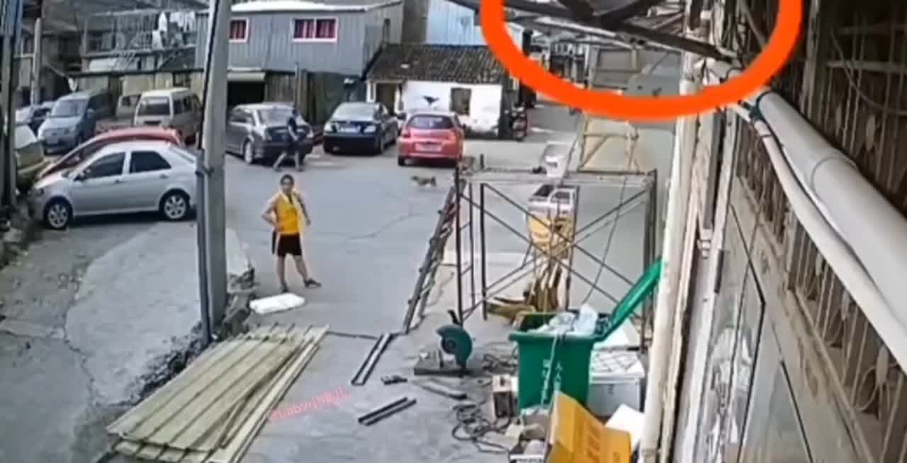 This moment the circle is actually fire