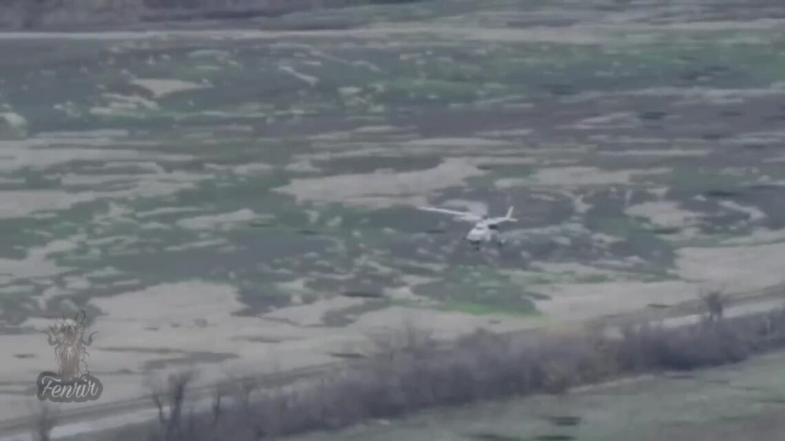 Ukrainian Defense Forces Shoot Down a Russian Mi-8 Helicopter