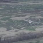 Ukrainian Defense Forces Shoot Down a Russian Mi-8 Helicopter