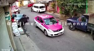 Female pinned against the define freaky crash