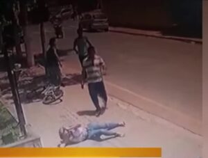 Female struck as well as punched through other half 1 Female struck as well as punched through other half