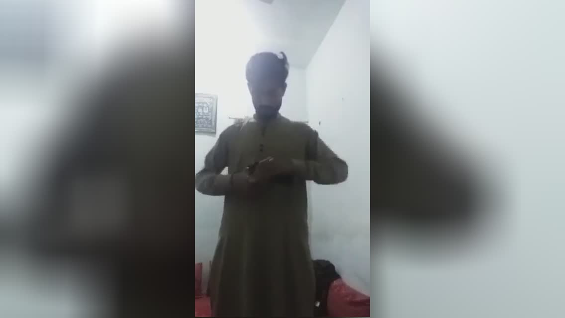 Youthful male records his last seconds