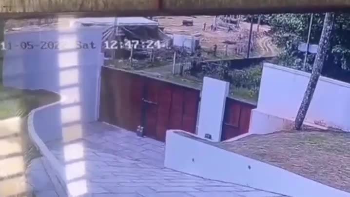 Apparently the guy was hit by a cars and truck and landed on someone