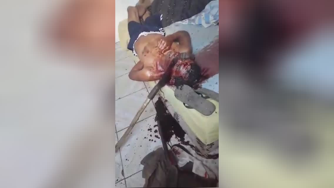 Go of a substantial ax crack the male’s brain in one-half