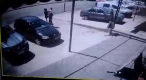 Drunk motorist in a truck struck a post as well as ran over a married couple