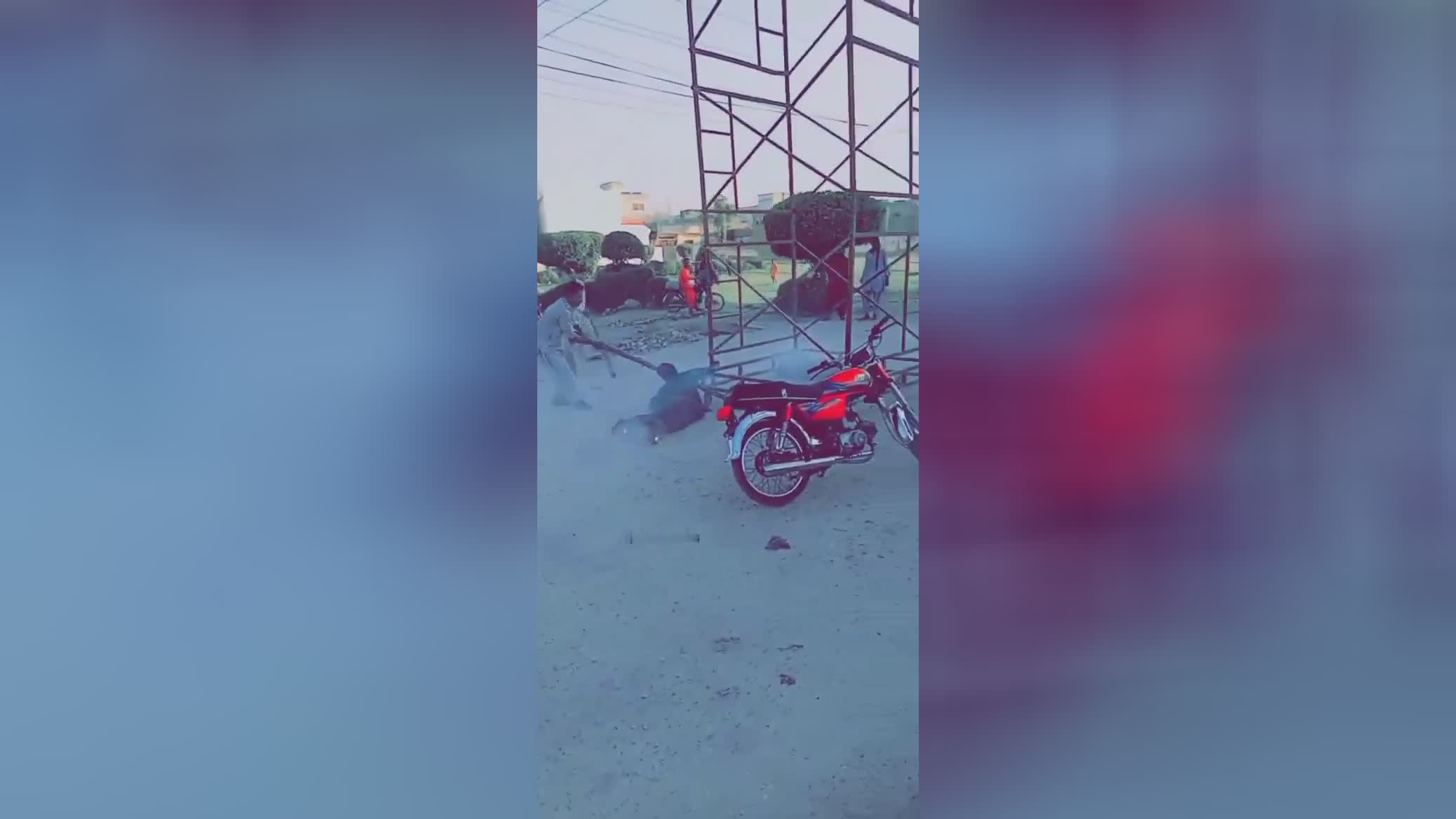 The man snatched the tower under the present results