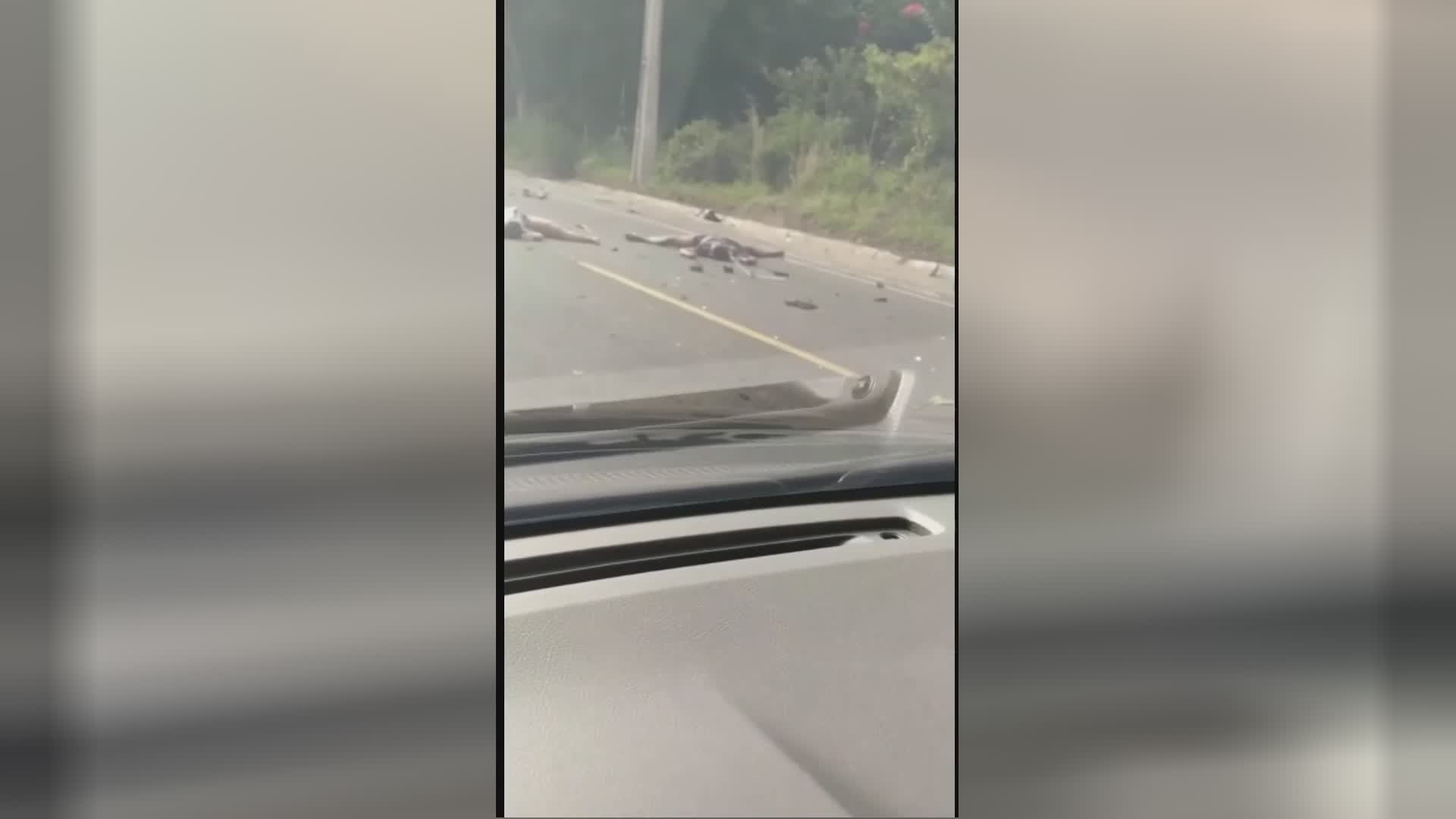 Female dies sprawled