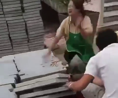 Concrete Fell On The Little Chink