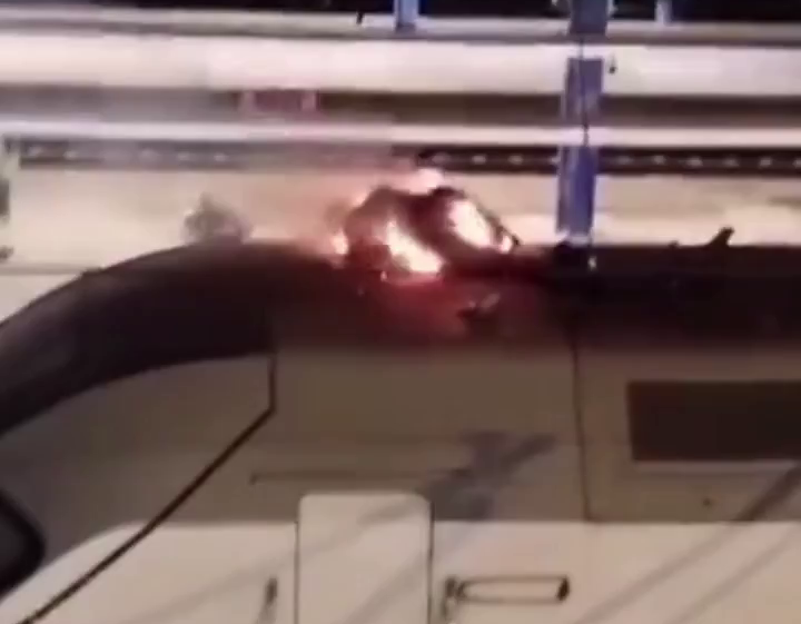 Two Young Men Climbed Onto The Roof Of The Train. One Died The Other With Heavy Burns In The Hospital