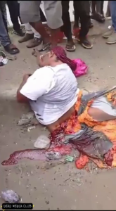 Graphic Video Shows A Woman Ripped In Half On The Street