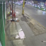 The Driver Fell Headfirst While Loading The Car