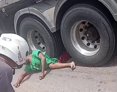 Black Dude Crushed Under Truck