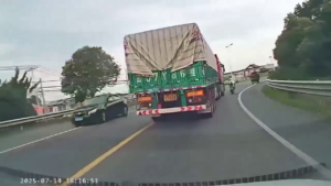 Truck Popped Her Head Open