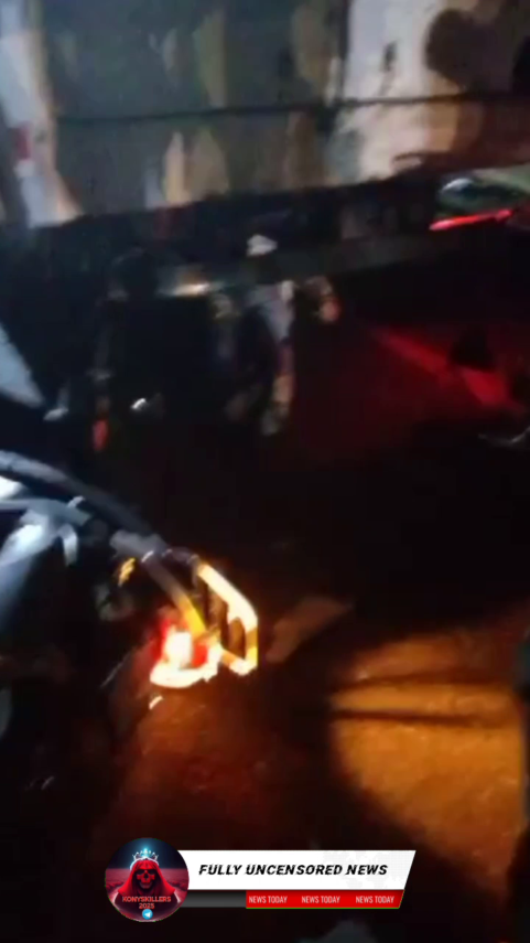 A Motorcyclist Was Seriously Injured After Hitting The Back Of A Truck