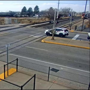 Moment SUV Driver Narrowly Escapes Train Collision 1 Moment SUV Driver Narrowly Escapes Train Collision
