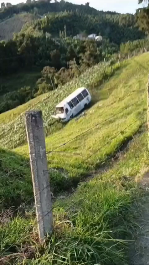 The Bus Did Not Have The Handbrake On And Rolled Into A Passion Fruit Field