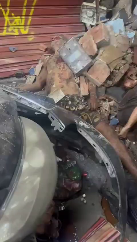 A Drunk Driver Hit Two People And Crashed Into The Wall Of A House, Destroying It