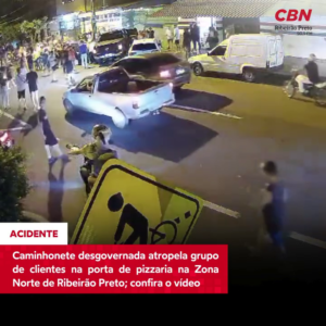 A Pickup Truck That Lost Control Crashed Into A Group Of People Standing Near A Pizzeria