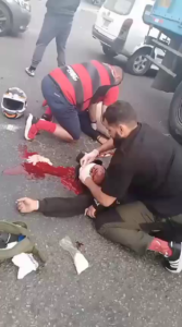 Man And Woman Seriously Injured After Motorcycle Collides With Crane Truck