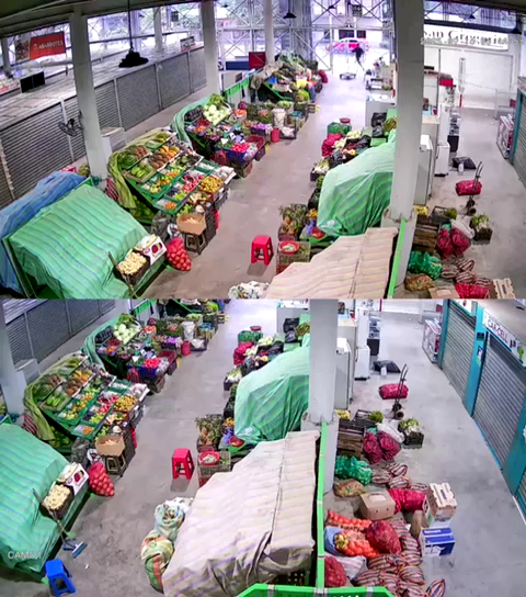 Exact Moment When The Hitman Enters The Calderón Market Portoviejo