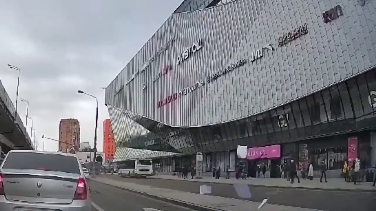 A Speeding Car Killed A Man Getting Out Of A Taxi. Russia