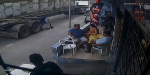 Dude On A Push-cycle Did Not Notice A Huge Car Trawl.... 1 Dude On A Push-cycle Did Not Notice A Huge Car Trawl....