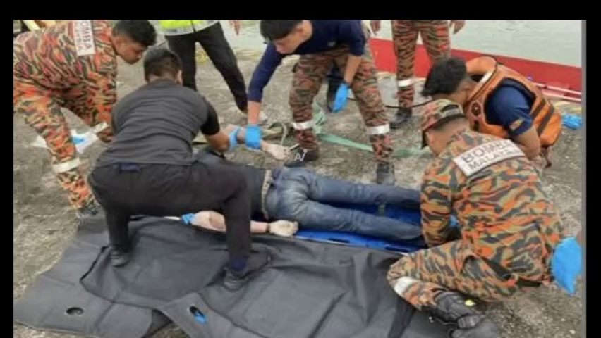 Two Motorcyclists Fell Into The River From The Pier. One Drowned And His Body Was Not Found