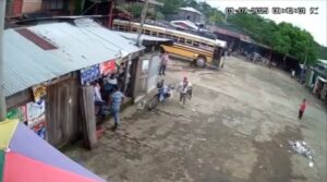An Elderly Man Was Crushed By The Wheels Of A Bus. Nicaragua