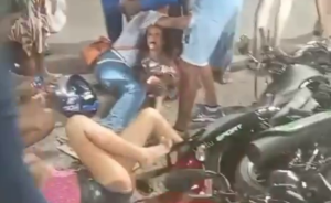 Several People Were Injured In A Collision Of Motorcycles, One Dies In Convulsions