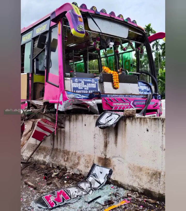 Private Bus Driver Over Speeding Through The Speed-Track Of A Half-Built National Highway And Taking A Life. India
