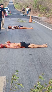 Accident On The Road That Connects To Cocal. Brazil