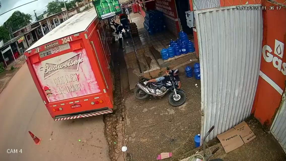 Dude Started A Motorcycle And Fell Down Shot By A Killer