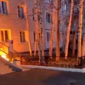 Jerk Set Fire To A Recruiting Station And Got 12 Years In Prison For Committing A Terrorist Attack. Ekaterinburg, Russia