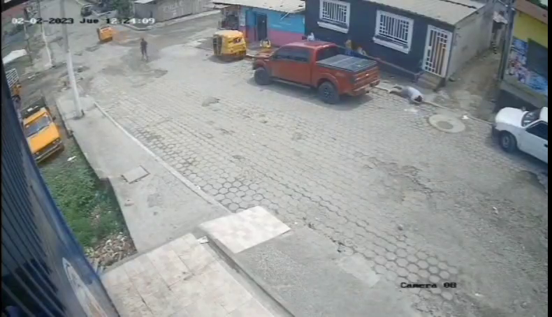 After A Shot In The Head, The Man’s Cap Bounced