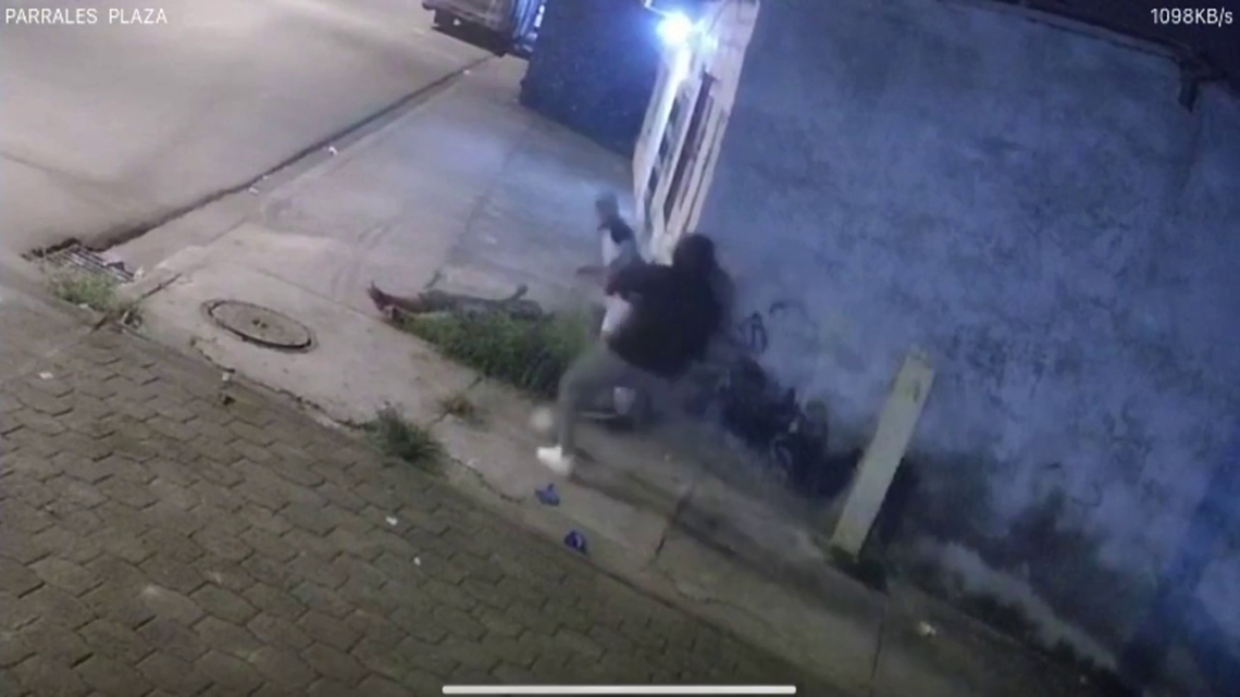 Two Hired Killers Shot A Man On The Street At Night. Brazil