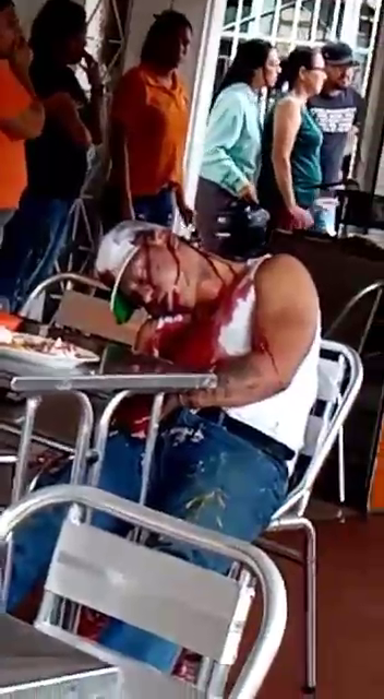 Man Shot Dead During Lunch. Aftermath