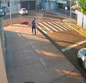 The Killer Shot The Man In The Afternoon At The Crossroads Of The Streets