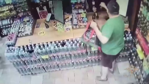 A Dude Came To The Alcohol Store With A Gun And Took Several Bottles Of Alcohol For Free. Russia