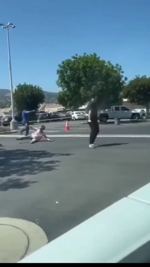 Purse-Snatcher Violently Drags An Elderly Woman Through A Bank Parking Lot Across The Pavement