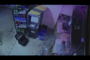 ATM Stolen From Gas Station In Oakland. USA 1 ATM Stolen From Gas Station In Oakland. USA