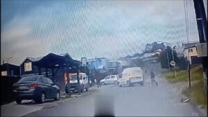 A Pickup Truck Driver Intentionally Hit A Motorcyclist And Fled. Chile 1 A Pickup Truck Driver Intentionally Hit A Motorcyclist And Fled. Chile