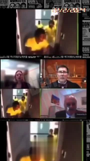 Prisoner Gets Jumped While On Court Zoom Call