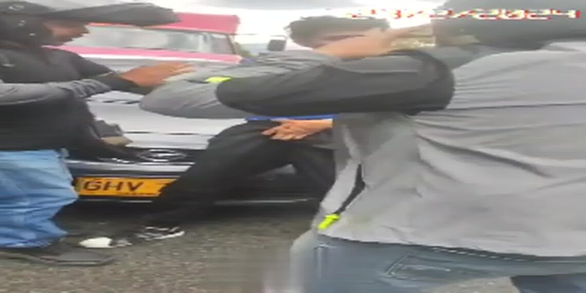 Eyewitnesses Caught A Man Trying To Steal A Motorcycle